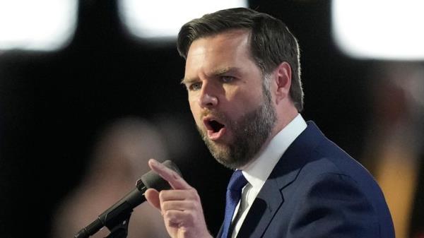 Republican vice presidential candidate JD Vance Pic: AP 